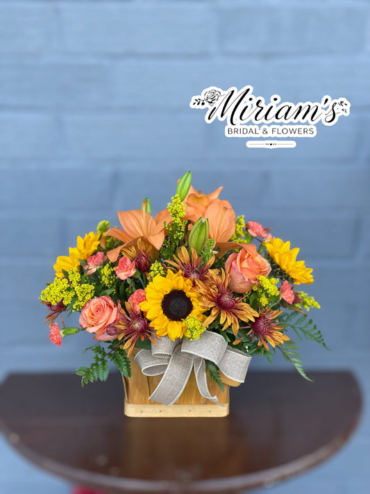 The Autumn Flower Basket